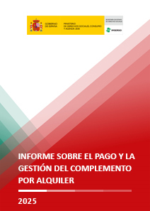 Portada del complemento para el alquiler en favor de pensionistas no contributivos. Informe 2025