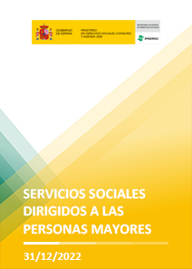Imagen de los servicios sociales dirigidos a las personas mayores a 31 de diciembre de 2022