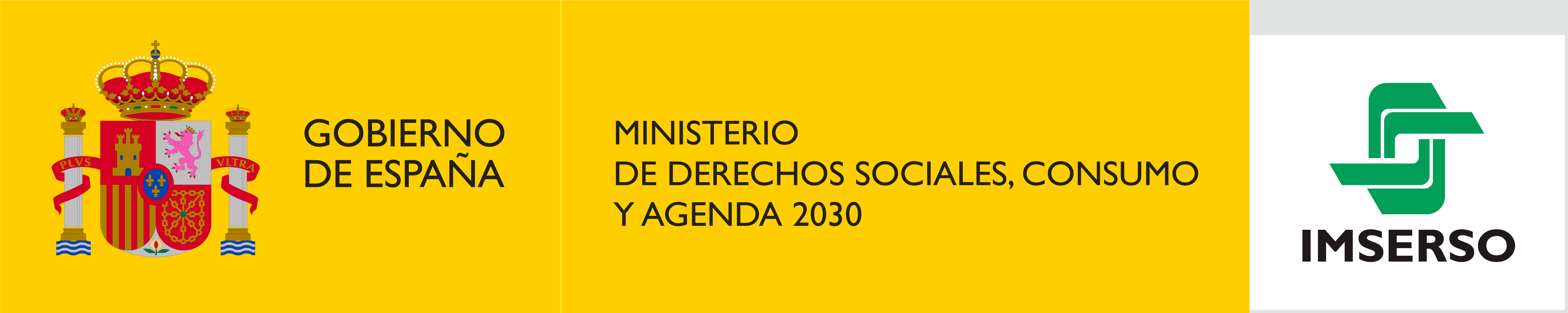 Logotipo del Imserso con Gobierno de España