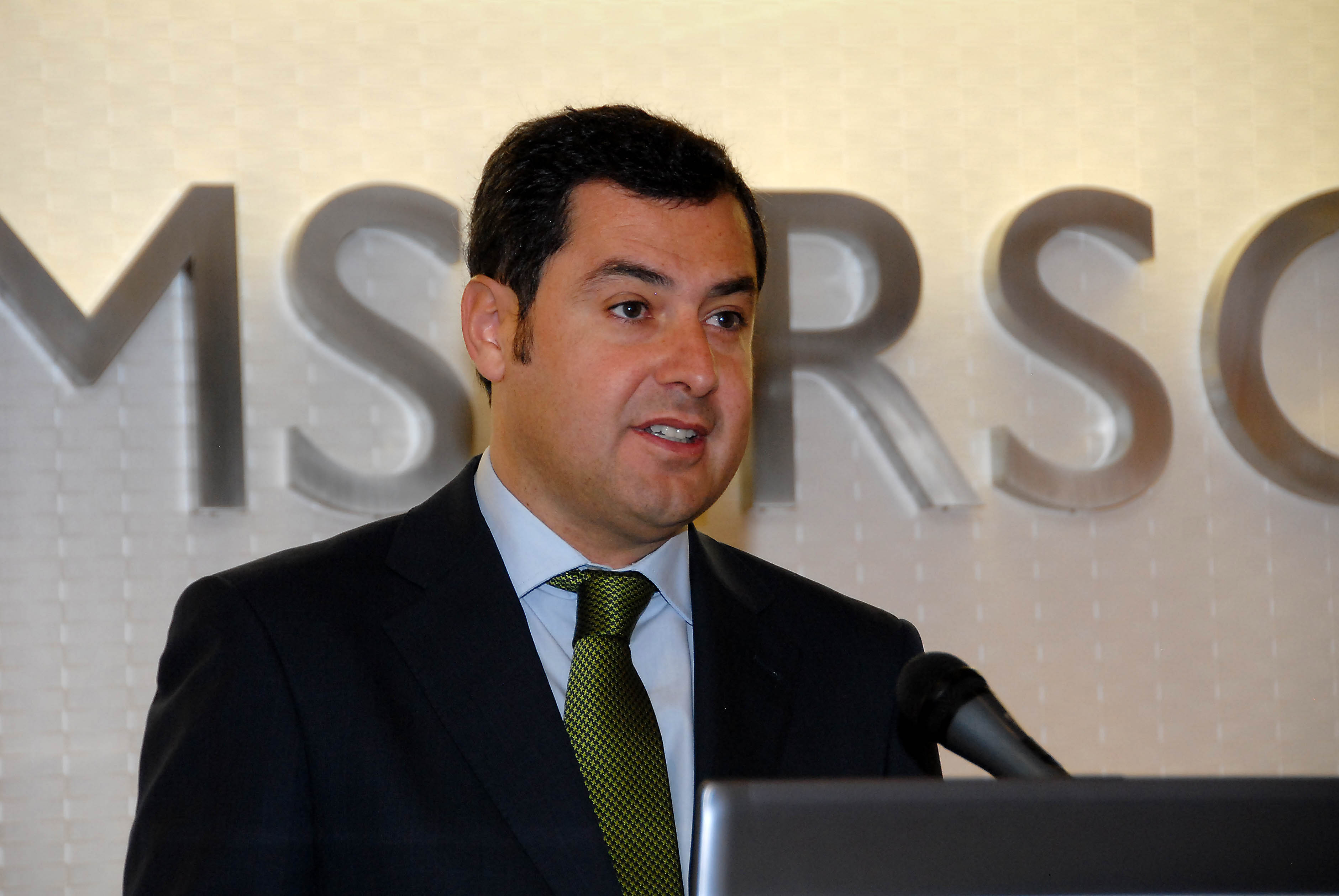 El secretario de estado de Servicios Sociales e Igualdad, Juan Manuel Moreno, durante el acto de clausura . Acceso a la galería. Abre nueva ventana