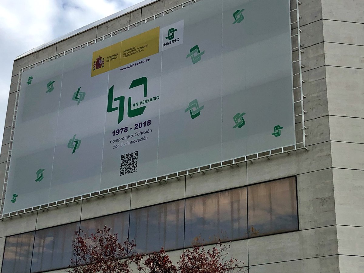 El cartel conmemorativo del 40º Aniversario
